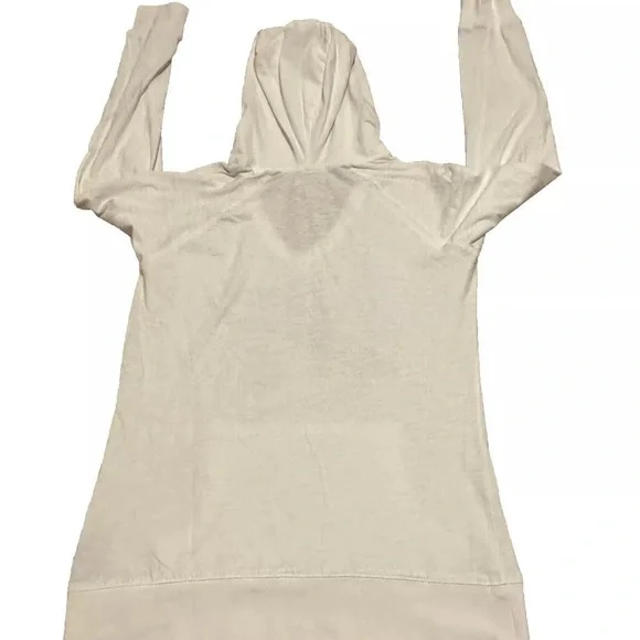 VTG Red Oak Womens Indiana Hoosiers Football White Pullover Hoodie Shirt Medium - Picture 5 of 5